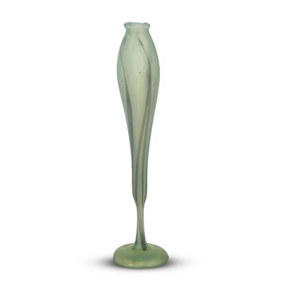 Lot 240 - Hand Blown Glass Calyx Flower-Form Vase...
