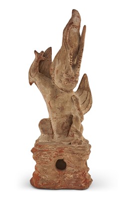 Lot 161 - A Chinese Pottery Figure of an Earth Spirit
