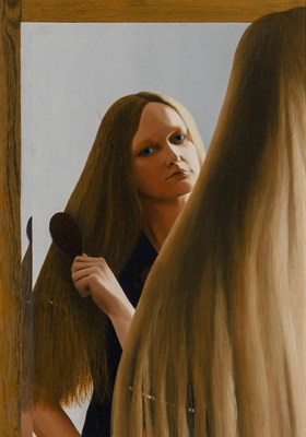Lot 618 - Max Ferguson American, b. 1959 Girl Combing...