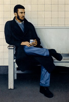 Lot 617 - Max Ferguson American, b. 1959 Man Waiting for...