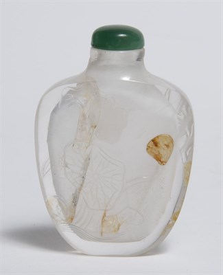 Lot 7 - A Good Chinese Rock Crystal Snuff Bottle