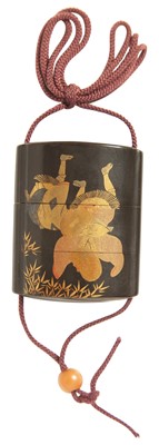 Lot 248 - A Japanese Lacquer Inro