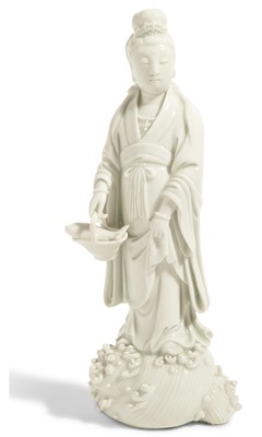 Lot 64 - A Chinese Blanc De Chine Porcelain Figure of Guanyin