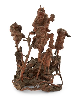 Lot 144 - Chinese Daoist Rootwood Carving