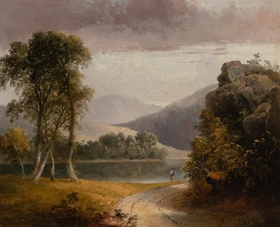Lot 1059 - Thomas Doughty American, 1793-1856 Valley of...