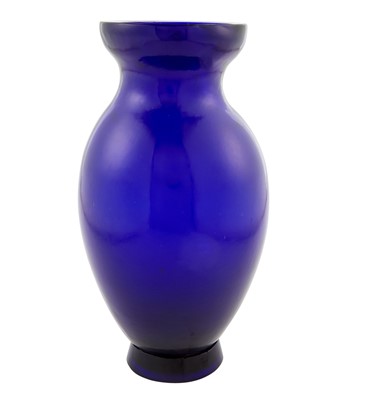 Lot 193 - A Chinese Blue Peking Glass Vase