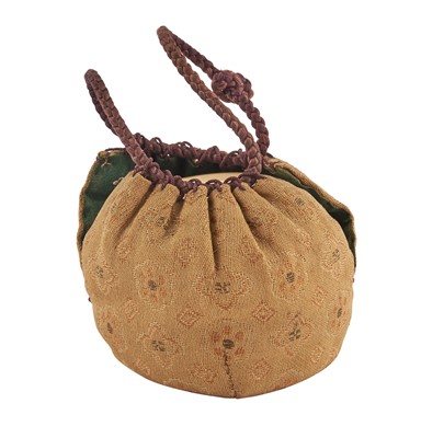 Lot 254 - A Japanese Brown Glazed Pottery Jar
