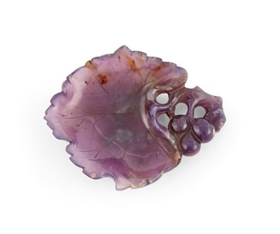 Lot 159 - A Chinese Amethyst Dish