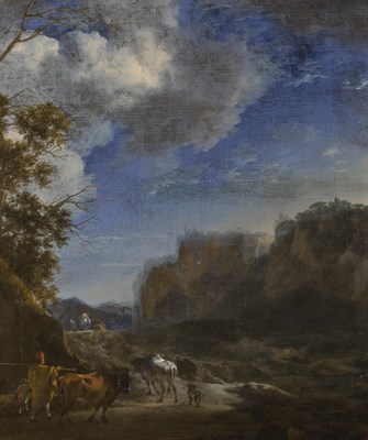 Lot 515 - Dutch School 17th century A Landscape with...