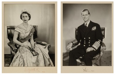Lot 188 - QUEEN ELIZABETH & PRINCE PHILIP A fine large...