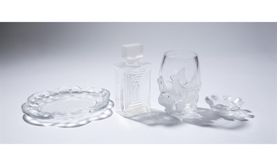 Lot 268 - Group of Lalique Glass Table Articles...