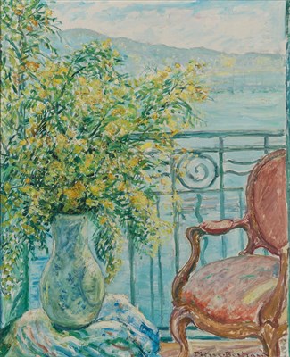 Lot 4 - Pierre Bertrand French, 1884-1975 Balcon aux...