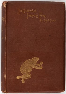 Lot 207 - TWAIN, MARK The Celebrated Jumping Frog of...