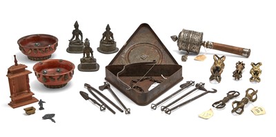 Lot 542 - A Group of Himalayan Artifacts