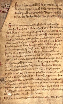 Lot 44 - The Rules of St. Augustine about 1350, from an English priory