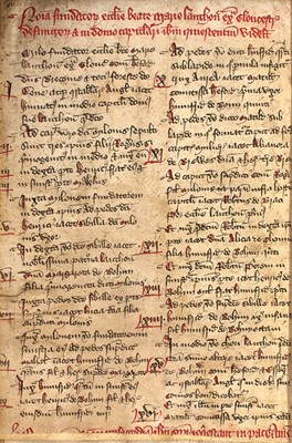 Lot 44 - The Rules of St. Augustine about 1350, from an English priory