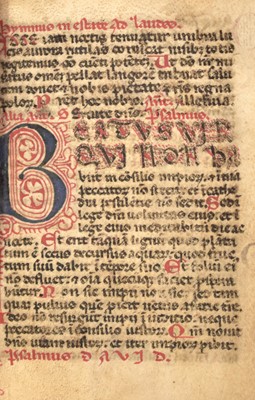Lot 35 - A 15th-century Breviarum Minorum from the library of an accused Episcopalian heretic