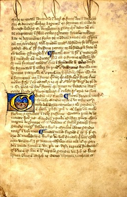 Lot 40 - Manuscript book of homiles circa 1400