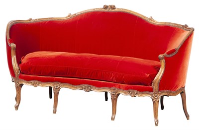Lot 678 - Louis XV Walnut Settee 18th/19th century...