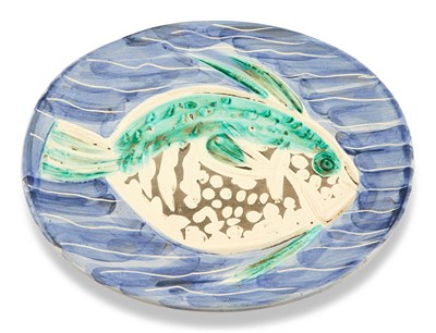 Lot 140 - Pablo Picasso (1881-1973) POISSON BLEU (ALAIN...