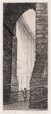 Lot 52 - Isaac Friedlander (1890-1968) BROOKLYN BRIDGE...