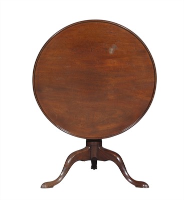 Lot 107 - George III Mahogany Tripod Table