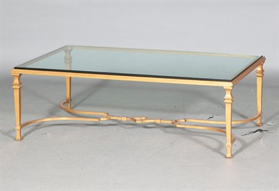 Lot 310 - Maison Jansen Style Gilt-Metal Low Table...