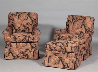Lot 302 - Group of Upholstered Furniture Comprising a...