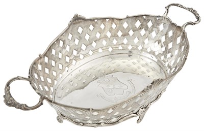 Lot 232 - English Sterling Silver Dutch Style Basket