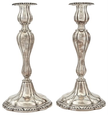 Lot 231 - Pair of Gorham Sterling Silver Candlesticks