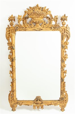 Lot 194 - Louis XVI Style Giltwood Mirror Height 58...