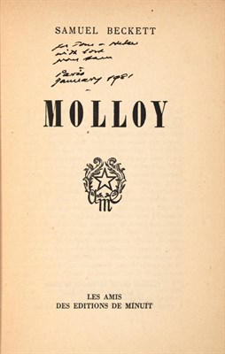 Lot 76 - BECKETT, SAMUEL Molloy. Paris: Les Amis des...