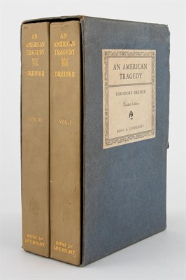 Lot 108 - DREISER, THEODORE An American Tragedy. New...