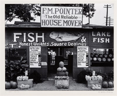 Lot 557 - EVANS, WALKER (1903-1975) [Fish Market near...