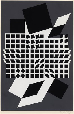 Lot 78 - Victor Vasarely (1906-1997) OETA Color...