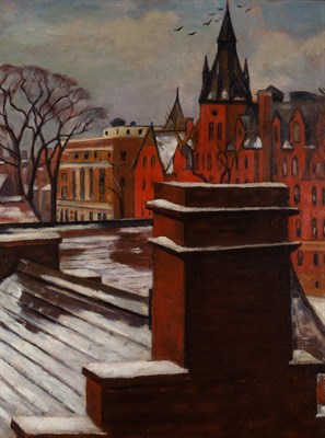 Lot 56 - Samuel Halpert American, 1884-1930 Rooftops...