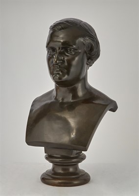 Lot 549 - After Jean August Barre Portrait Bust of His...