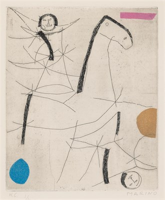 Lot 92 - Marino Marini (1901-1980) GIOCOLIERI...