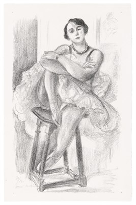 Lot 94 - Henri Matisse (1869-1954) DANSEUSE AU TABOURET...