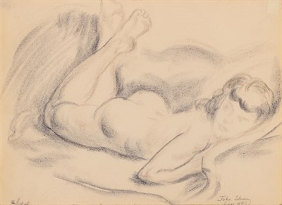 Lot 39 - John Sloan American, 1871-1951 Green and...