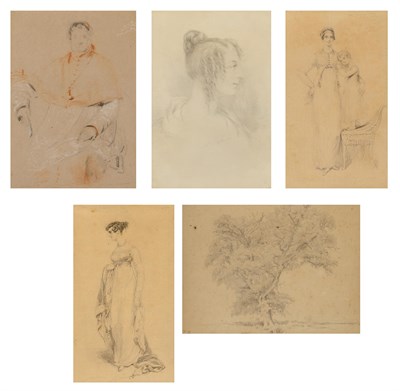 Lot 547 - George Lawrence Irish, 1774-1802 A Lady in...