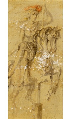 Lot 1129 - Reginald Marsh American, 1898-1954 Carousel...