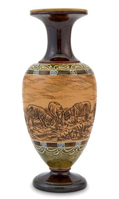 Lot 251 - Doulton Lambeth Stoneware Decorated Stoneware...