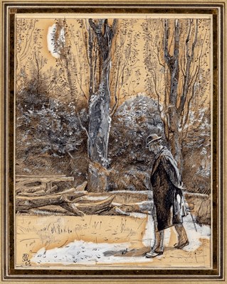 Lot 579 - George John Pinwell British, 1842-1875 A Man...