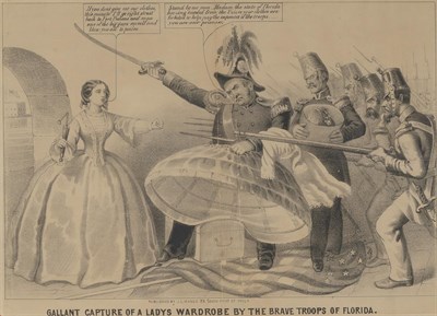 Lot 251 - [FLORIDA] A group of seven framed pieces,...