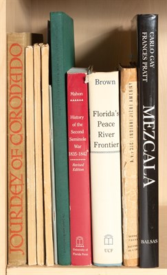 Lot 42 - [REFERENCE - BOOKS ABOUT THE AMERICAS].
A group of eight titles...