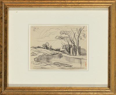 Lot 14 - Oscar Bluemner German/American, 1867-1938 Soho...