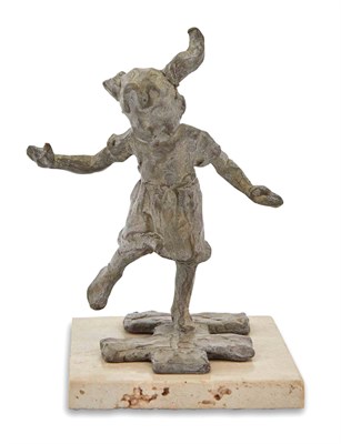 Lot 307 - Jane DeDecker Small Bronze Sculpture of a Girl...