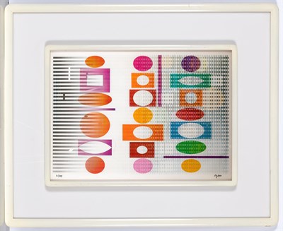 Lot 2 - Yaacov Agam (b. 1928) COMPOSITION Agamograph,...