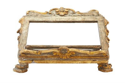 Lot 648 - Italian Rococo Style Gilt and Silvered Wood...